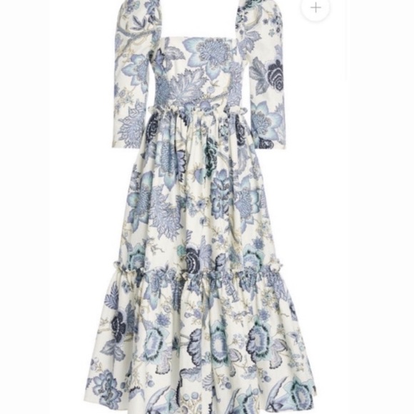 Tuckernuck Designer Inspired Jacobean Midi Dress M - Picture 2 of 12